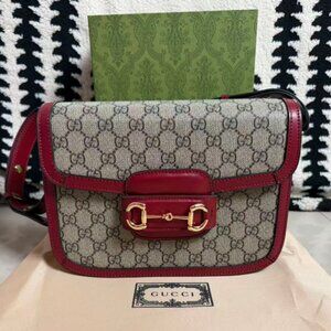 Gucci Horsebit 1955 GG Shoulder Bag